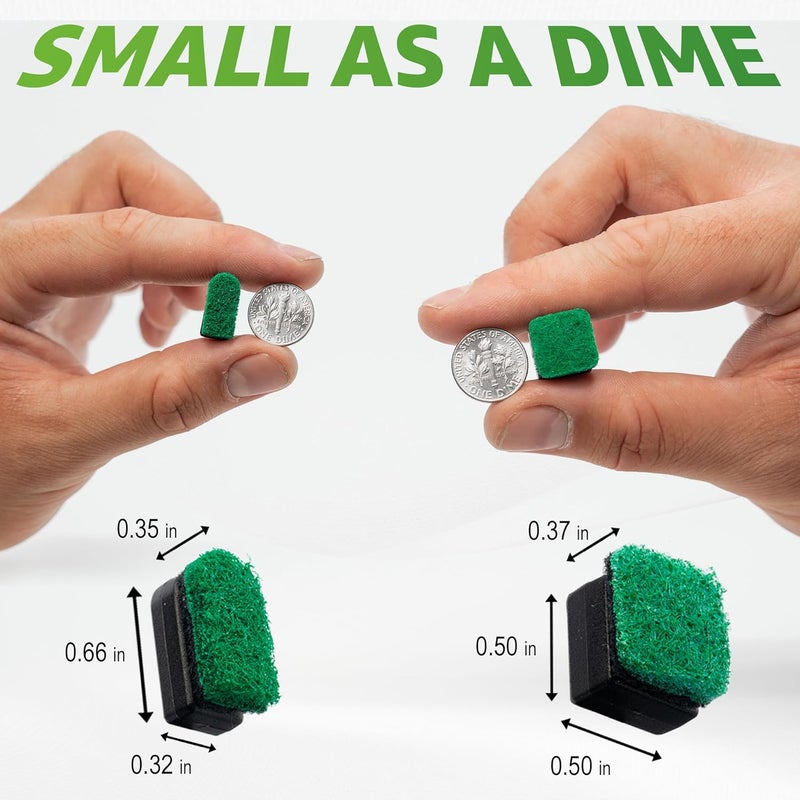Chubs Scrubb Duo Magnetic Glass Cleaner Kit - Mini Magnet Scrubber for Hard-to-Reach Stains on Glass, Ceramic & Metal - Image 2